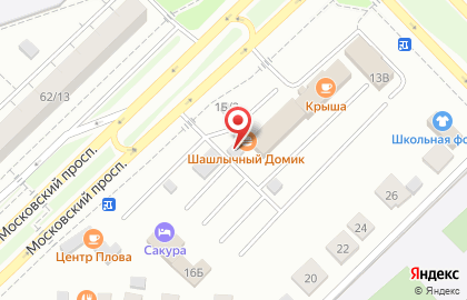 Автостоянка в Казани на карте