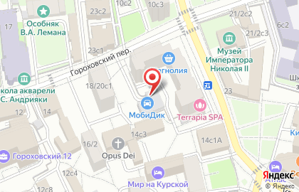 Студия детейлинга РД в Гороховском переулке на карте