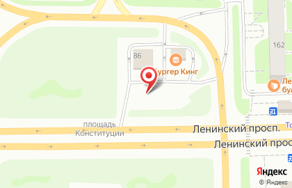 Пиццерия Пицца хат на Краснопутиловской улице на карте