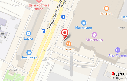 Ресторан ТОМАТО в Железнодорожном районе на карте