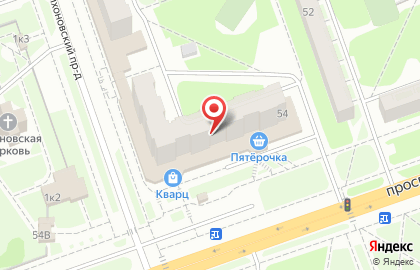 Магазин цветов на проспекте Циолковского, 54 на карте