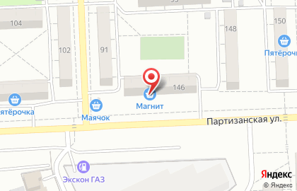 Супермаркет Магнит на Партизанской улице, 146 на карте