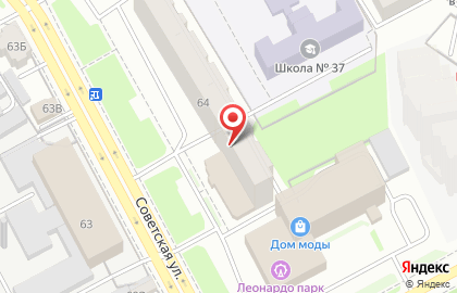 Жилой комплекс Зеленый бор на Советской улице на карте