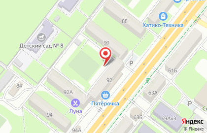 Память сердца на проспекте Победы на карте