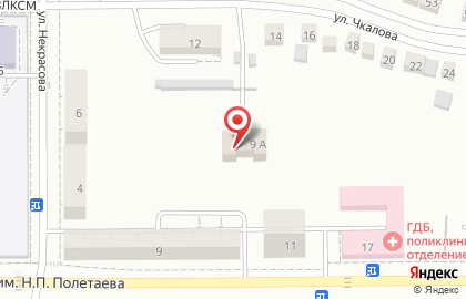 Спортивная школа №4 в Челябинске на карте