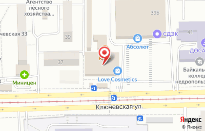 Лорэн на Ключевской улице на карте