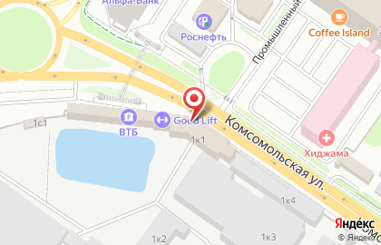 Торговая компания Веселый Цирюльник на Комсомольской на карте