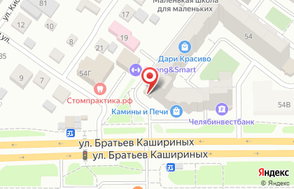 Магазин сантехники 47.ru на улице Братьев Кашириных на карте