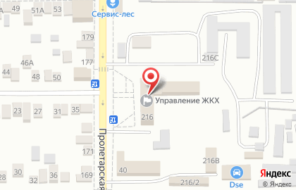 Торгово-строительная компания Орион на Пролетарской улице на карте