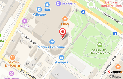 Крайтехинвентаризация-Краевое БТИ, ГБУ КК на улице Советов на карте
