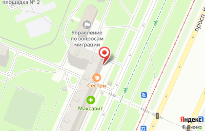 Зоомагазин Вака на проспекте Просвещения на карте