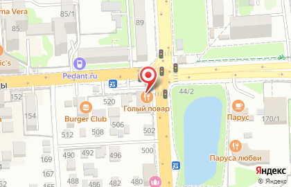 Кафе Голый Повар на улице имени 40-летия Победы на карте