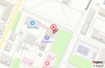 Клуб боевых искусств Шотокан каратэ на Революционной улице на карте