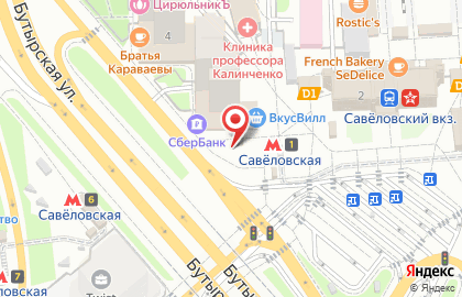 Киоск печатной продукции Краснопресненское агентство печати на площади Савёловского Вокзала на карте