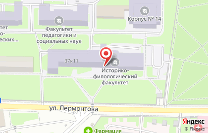 ПГУ Педагогический институт им. В.Г. Белинского в Пензе на карте