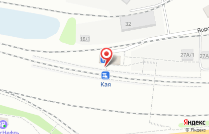 Кая, железнодорожная станция на карте