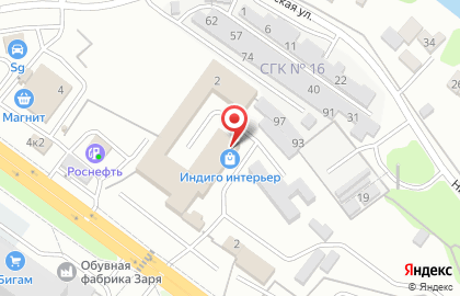 Индиго Интерьер на карте