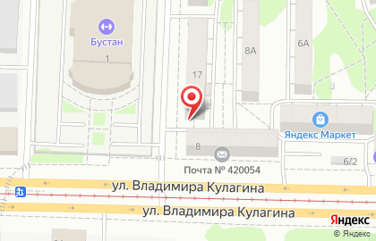 Парикмахерская в Казани на карте