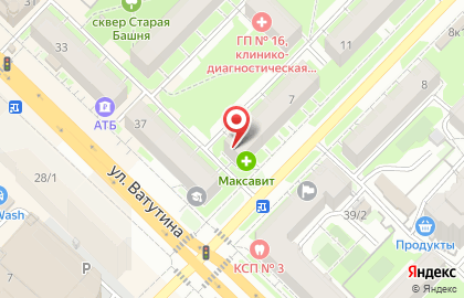 Магазин диабетических товаров Диалайф на площади Карла Маркса на карте
