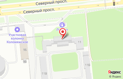 Парк Сосновка в Санкт-Петербурге на карте