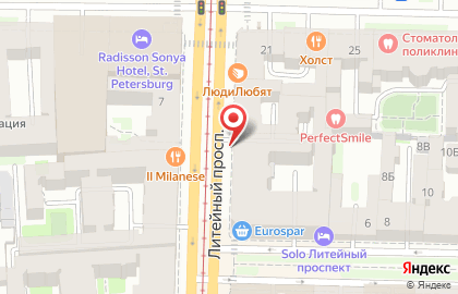 Салон красоты Estel на метро Чернышевская на карте