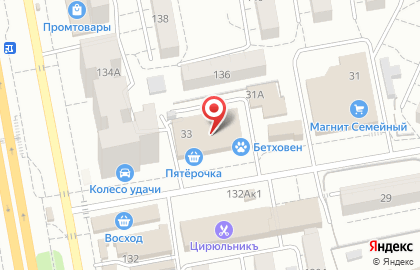 Магазин разливного пива Хмельник на улице Некрасова на карте