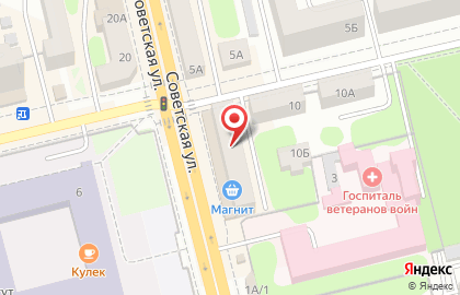 Банкомат НБ ТРАСТ, Тамбовский филиал на Советской улице на карте