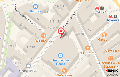 Кафетерий Азбука вкуса на площади Революции на карте
