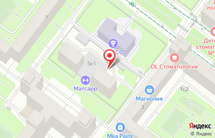 ДЮСШ №29, Хамовники на карте