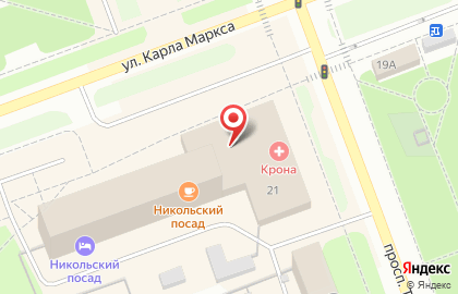 Негосударственный пенсионный фонд Лукойл-Гарант на улице Карла Маркса на карте