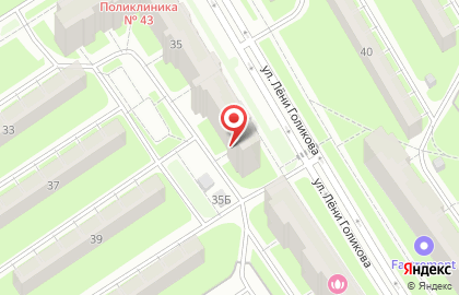 Невский Гранит на Лёни Голикова на карте