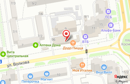 Ателье Ася в Ростове-на-Дону на карте