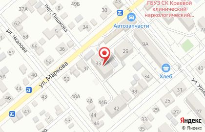 Стоматология Студия Дент на улице Маркова на карте
