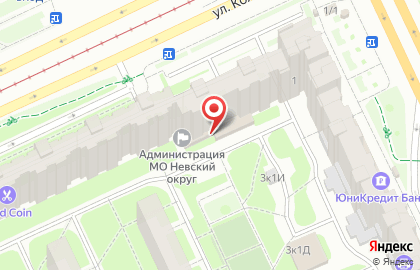 ОАО Восточный Экспресс Банк на улице Коллонтай на карте
