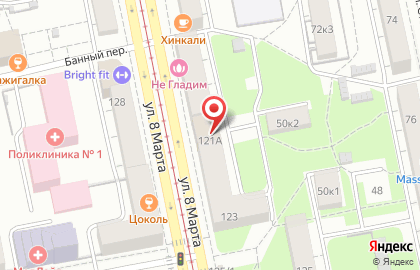 ОАО Банкомат, АКБ Абсолют Банк на улице 8 Марта на карте