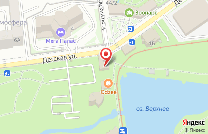 Городской парк культуры и отдыха им. Ю.А. Гагарина в Южно-Сахалинске на карте