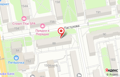 Бабинский мясокомбинат на улице Пастухова на карте