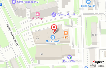 Театральная студия для детей Ирбис на метро Щелковская на карте