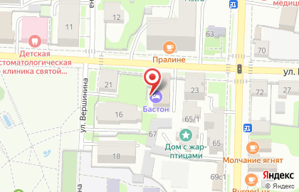 Мини-отель Бастон на улице Герцена на карте