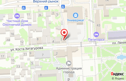 Русский Ломбард КМВ в Пятигорске на карте