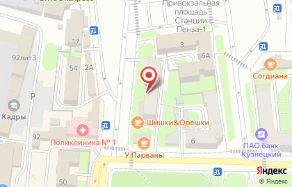 Магазин слуховых аппаратов Академия слуха в Железнодорожном районе на карте