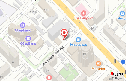 Киоск по продаже фастфудной продукции на улице Тургенева на карте