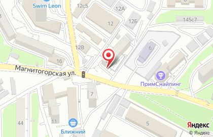 Приморская краевая организация Всероссийское общество слепых на Магнитогорской улице на карте