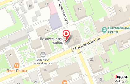 Свято-Вознесенский кафедральный собор на Московской улице на карте