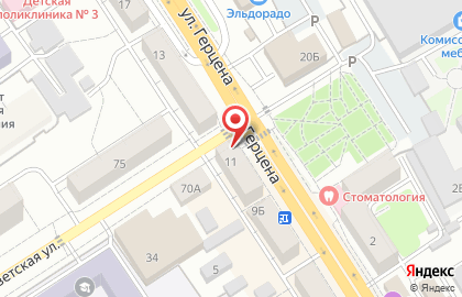 Заводской бар Брянскпиво в Железнодорожном районе на карте