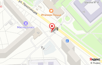 Магазин по продаже фруктов и овощей в Железнодорожном районе на карте