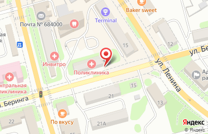 Магазин Бирюса в Петропавловске-Камчатском на карте