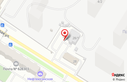 Автомойка АвтоБАНЬКА в Ханты-Мансийске на карте