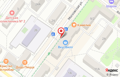 Димфарм на Московской улице на карте