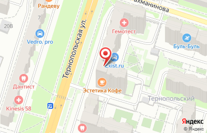Образовательный центр Лингва на Тернопольской улице на карте